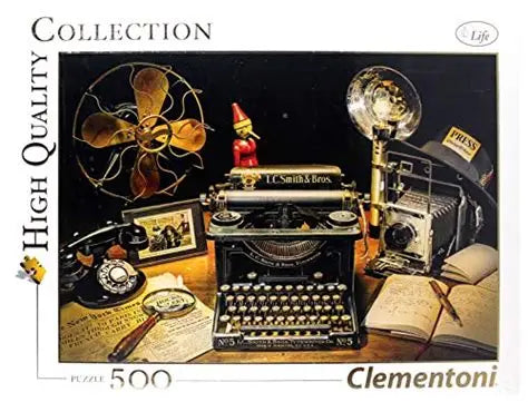The typewriter Clementoni 35040 Casse-tête 500 morceaux