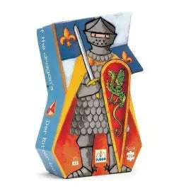 Le chevalier au dragon Djeco DJ07223 Casse-tête 36 morceaux