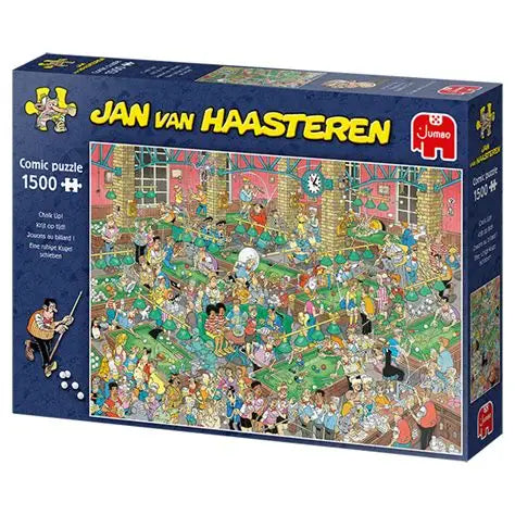 Jan Van Haasteren : Jouons au billard! JUMBO 20026 Casse-tête 1500 morceaux