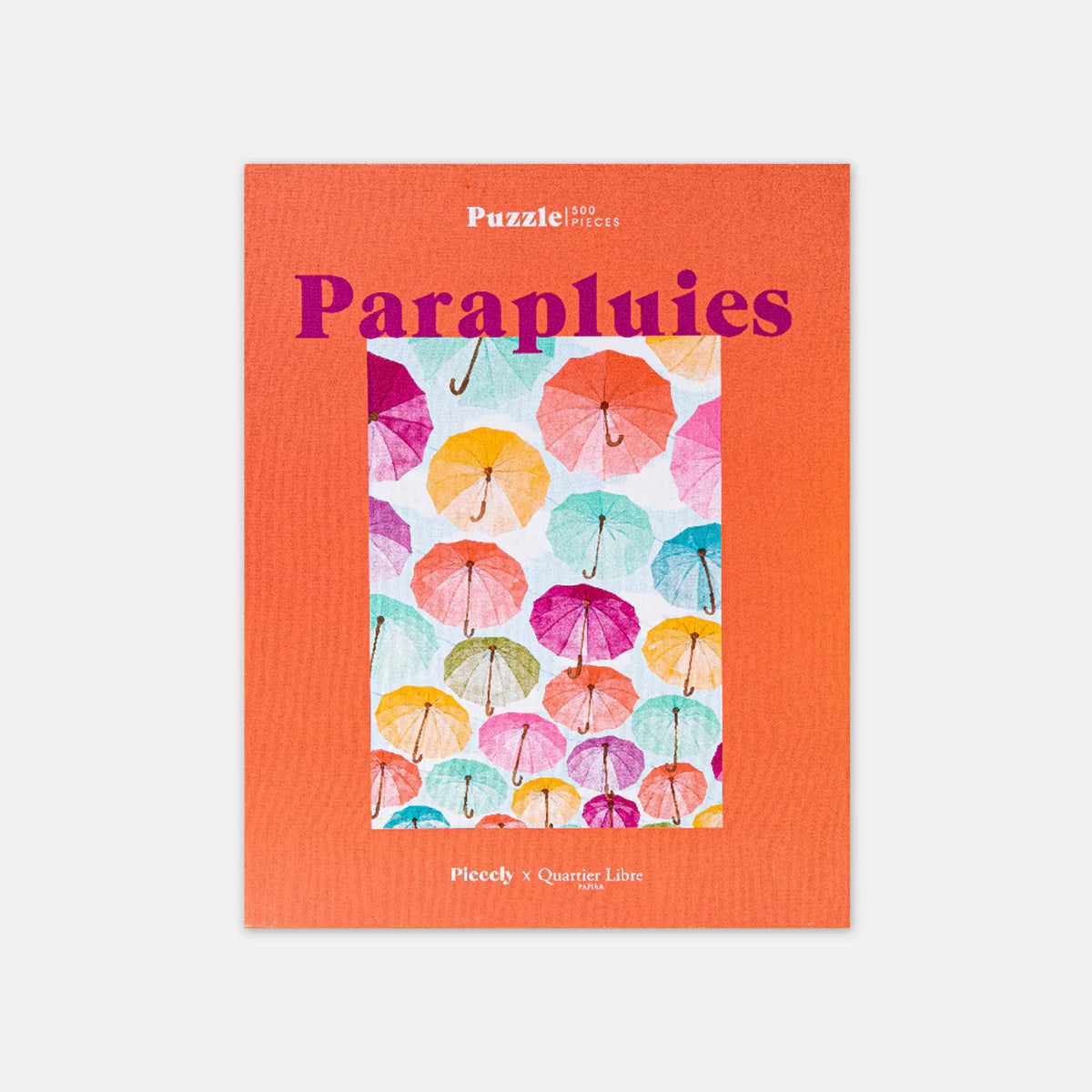 Parapluies, Piecely X Quartier Libre Casse-tête 500 morceaux