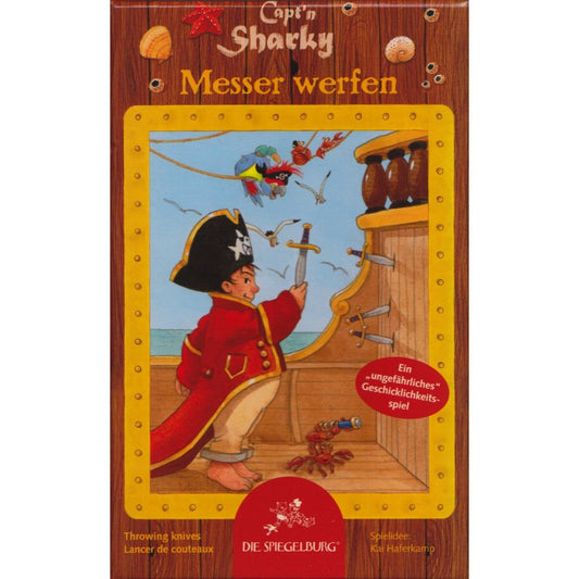 Capt'n Sharky Messer Werfen Lancer de couteaux SPIEGELBURG Jeu 5 ans et +