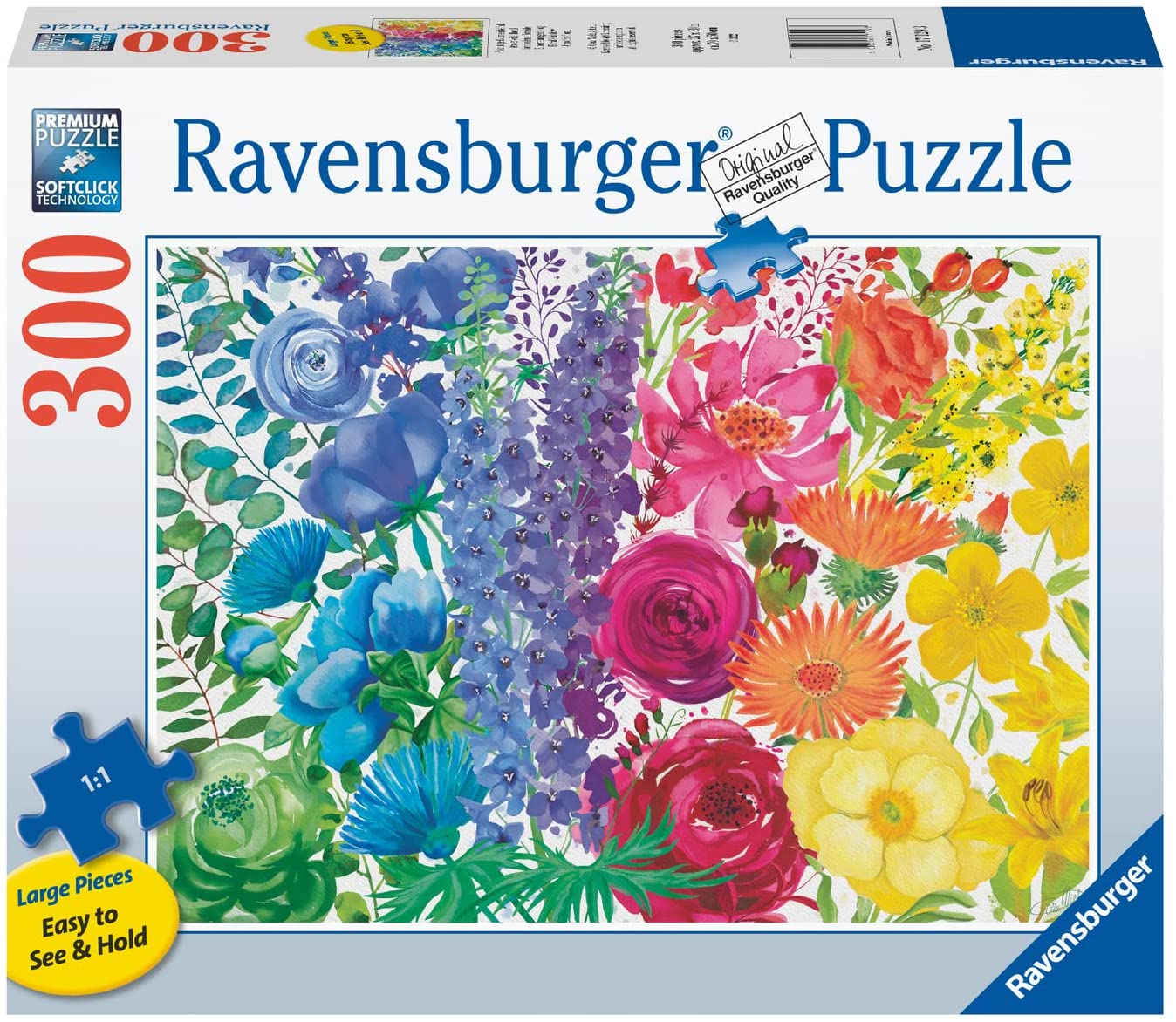 Arc-en-ciel floral Ravensburger 171293 Casse-tête 300 morceaux