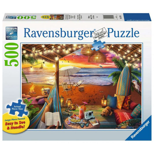Coucher de soleil sur la plage Ravensburger 167951 Casse-Tête 500 morceaux