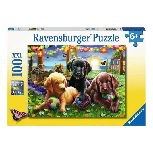Pique-nique des chiens Ravensburger 128860 Casse-tête 100 morceaux