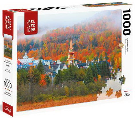 Brouillard sur Tremblant Québec BELVÉDÈRE 813801 Casse-tête 1000 morceaux