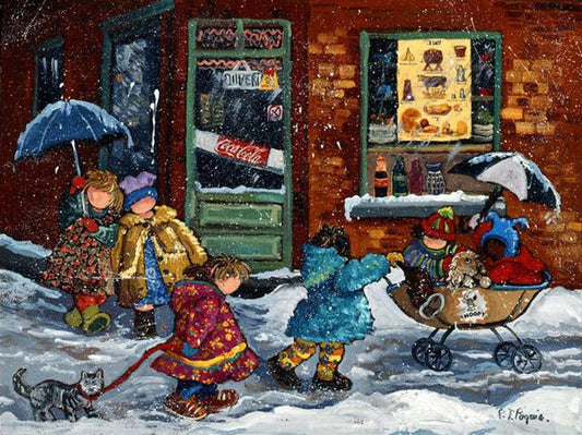 PAQUIN, Pauline: Première neige Casse-tête 193615 Ravensburger 1000 morceaux