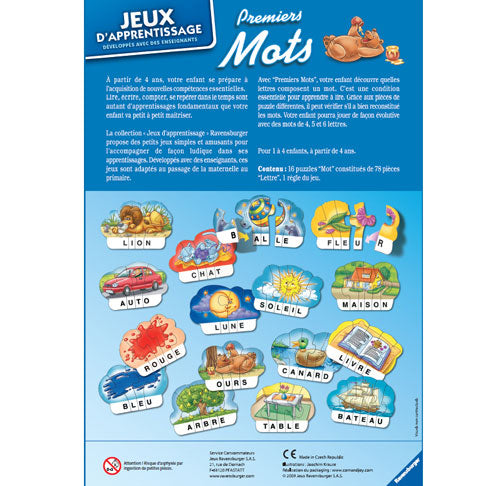Premiers mots Ravensburger 242924 Jeux 4 ans +