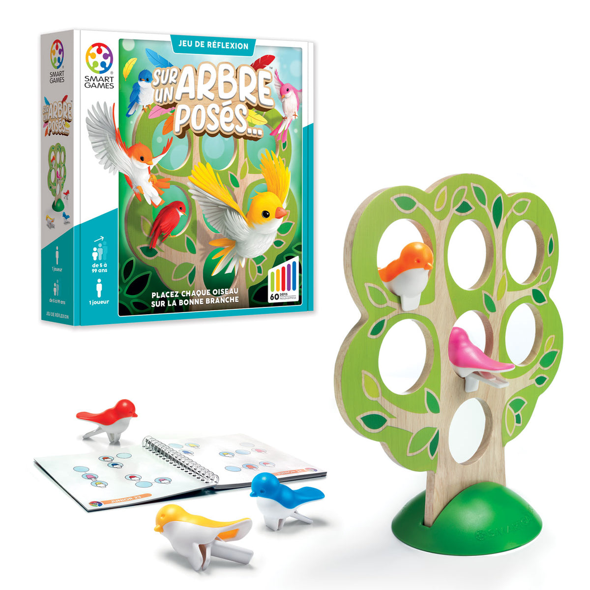 Sur un arbre posés... Smart Games Jeux 5 ans et plus