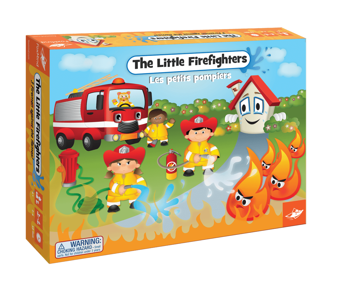 Les petits pompiers The Little Firfighters FoxMind Jeux 4 ans et plus