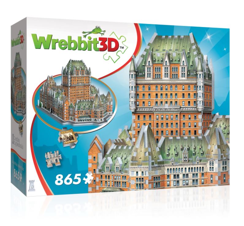 Le Château Frontenac WREBBIT 3D Casse-tête 865 morceaux