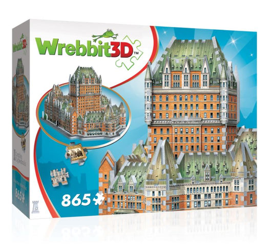Le Château Frontenac WREBBIT 3D Casse-tête 865 morceaux