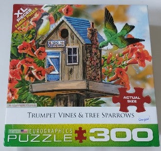GRENDE, J Trumpet Vines Tree Sparrow Eurographics 0602 Casse-tête 300 morceaux
