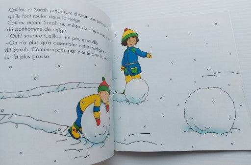 Caillou fait un bonhomme de neige CHOUETTE 9782897181420