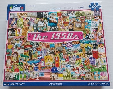 MELLETT, James The 1950's White Mountain 1536 Casse-tête 1000 morceaux