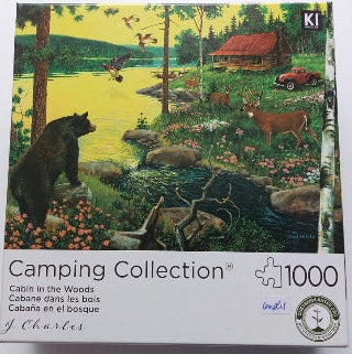 Cabane dans les bois KI Puzzles Casse-tête 1000 morceaux