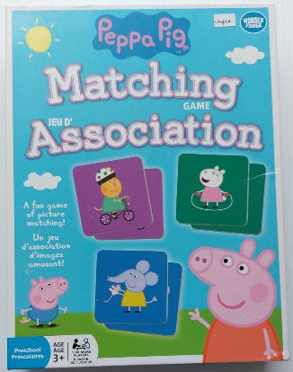 Jeu de mémoire Association Peppa Pig WONDER FORGE Jeux 3 ans +