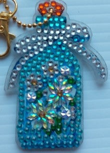 01 bouteille porte-clé, bottle keychain breloque