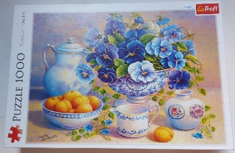 HARDWICK, Trisha Bouquet bleu TREFL 10466 Casse-tête 1000 morceaux