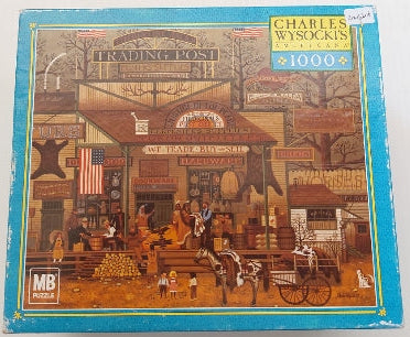 WYSOCKI, Charles : Poste de traite Casse-tête MB Puzzle 1000 morceaux