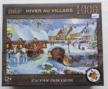 Hiver au village Collection expert 77008681 Casse-tête 1000 morceaux