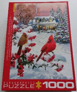 Un couple de cardinaux Eurographics 6000-5828 Casse-tête 1000 morceaux