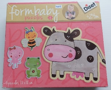 Form Baby puzzles  DISET 4 Casse-têtes 2 morceaux