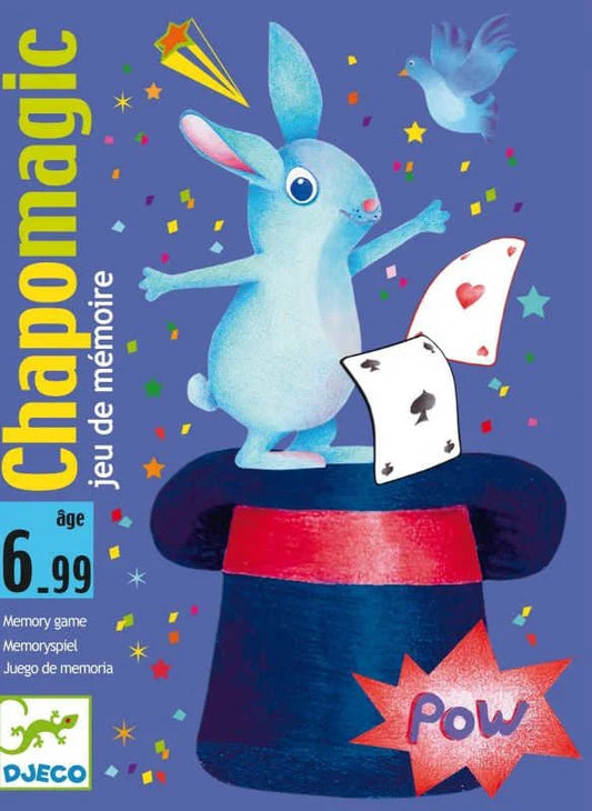 Chapomagic, Jeu de mémoire DJECO DJ05133Jeu 6 ans et plus
