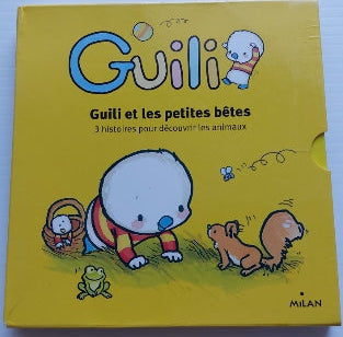 Guili et les petites bêtes : 3 histoires pour découvrir les animaux MILAN 9782745960283