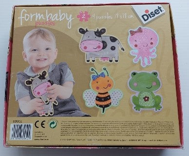 Form Baby puzzles  DISET 4 Casse-têtes 2 morceaux