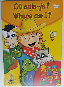 Où suis-je? La ferme de Foin-foin Gladius GLA1732 Jeux 4 ans +