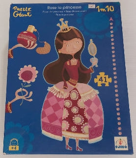 Puzzle Géant Rose la Princesse DJECO DJ07124 Casse-tête 41 morceaux