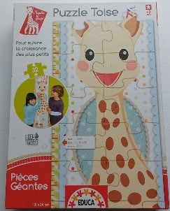 Sophie la girafe Puzzle Toise EDUCA 15505 Casse-tête 32 morceaux