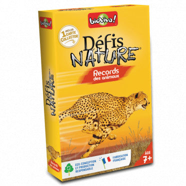 Défis nature : Records des animaux Savane BIOVIVA Jeu 7 ans et plus