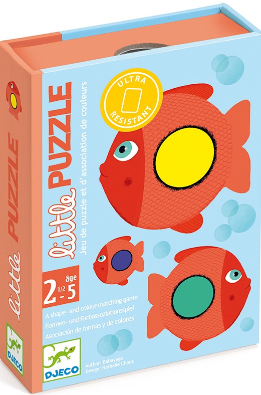 Little puzzle, Jeu de puzzle et d’association de couleurs DJECO DJ05060  Jeu 2 ans et plus