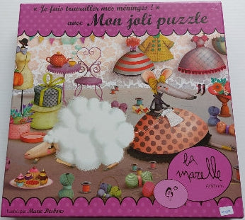 Je fais travailler mes méninges! avec mon joli puzzle LA MARELLE Casse-tête 54 morceaux
