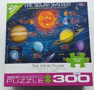 Le système solaire The solar system Eurographics 5369 Casse-tête 300 morceaux