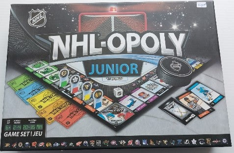 NHL-opoly Junior MASTER kids PIECES Jeux 6 ans et plus