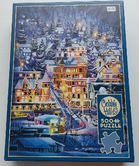 HITCHCOX, Dale: Ski Town Ski Town COBBLE HILL 45098 Casse-tête 500 morceaux