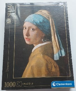 VERMEER Jeune fille à la perle Clementoni 39614 Casse-tête 1000 morceaux