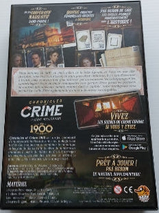 Chronicles of crime, La série millénaire 1900 LUCKY DUCK Jeux 12 ans et plus