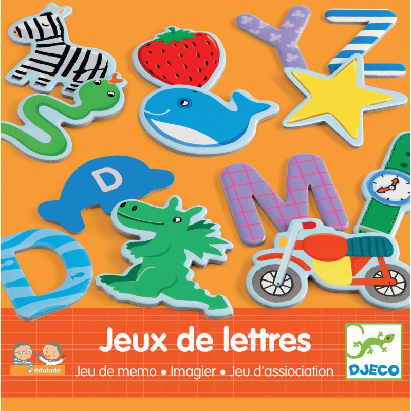 Jeux de lettres DJECO DJ08314 Jeux pour 4 ans et +