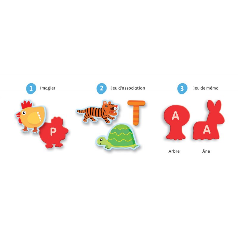 Jeux de lettres DJECO DJ08314 Jeux pour 4 ans et +