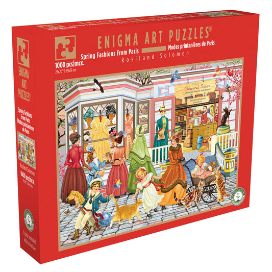 Modes printanières de Paris ENIGMA ART PUZZLES Casse-tête 1000 morceaux