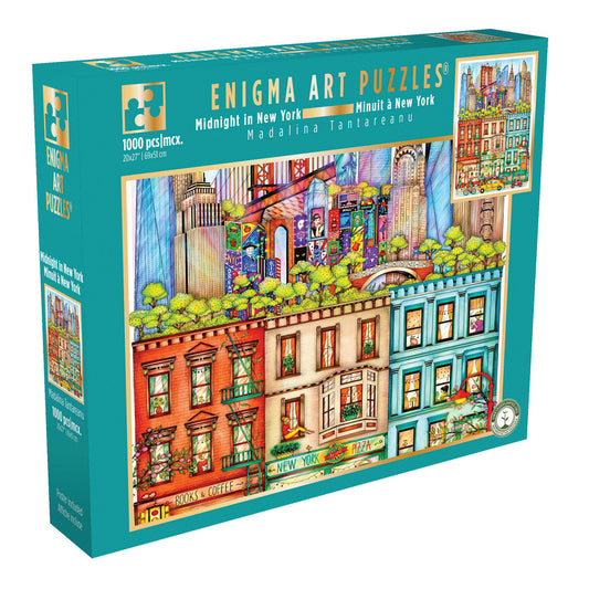 Minuit à New York ENIGMA ART PUZZLES Casse-tête 1000 morceaux