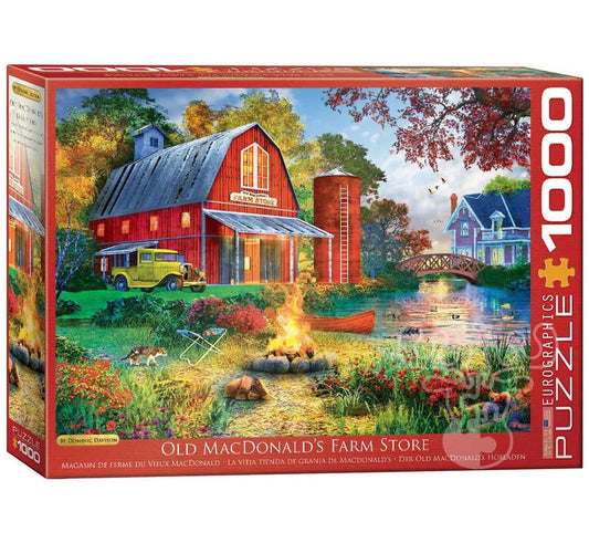 DAVIDSON: Magasin de ferme du vieux MacDonald Eurographics 6000-5527 Casse-tête 1000 morceaux