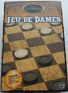 Classic Games : Checkers, Jeu de dames TCG Jeu 6 ans et plus