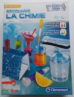 Découvre la chimie, science et jeu Clementoni Jeux 8 ans et +