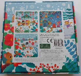 Winter Wonderland Book and 3 Jigsaws USBORNE Casse-tête 3 x 9 morceaux 9781474988841