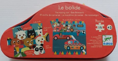 Le bolide The racing car DJECO DJ07273 Casse-tête 16 morceaux