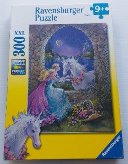 Fenêtre  licorne Unicorn window Ravensburger 130801 Casse-tête 300 morceaux